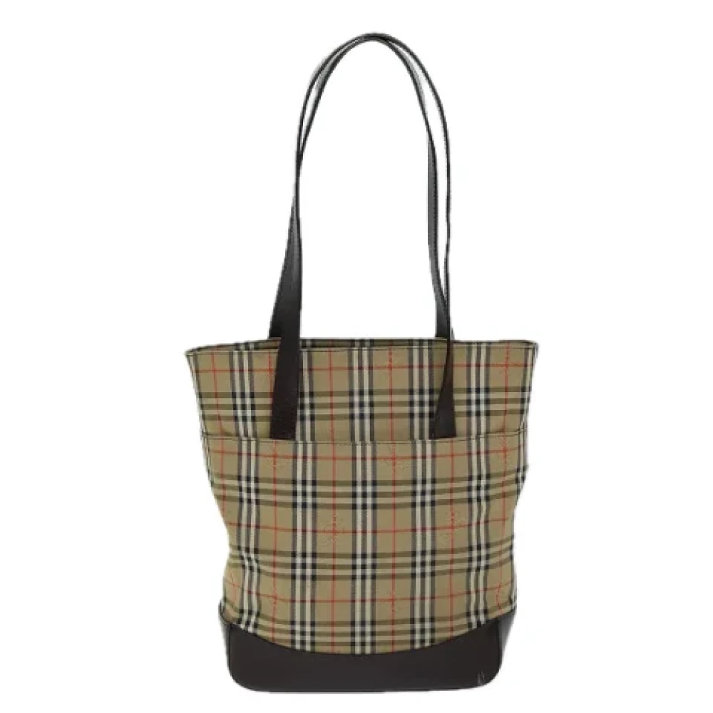 Burberry Vintage Pre-owned Canvas totes Beige Dames