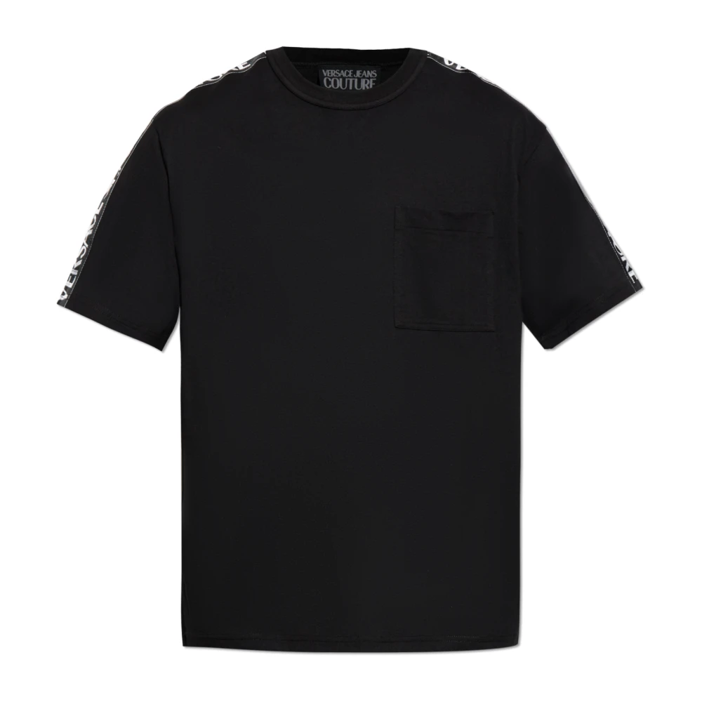 Versace Jeans Couture T-shirt met zak Black Heren