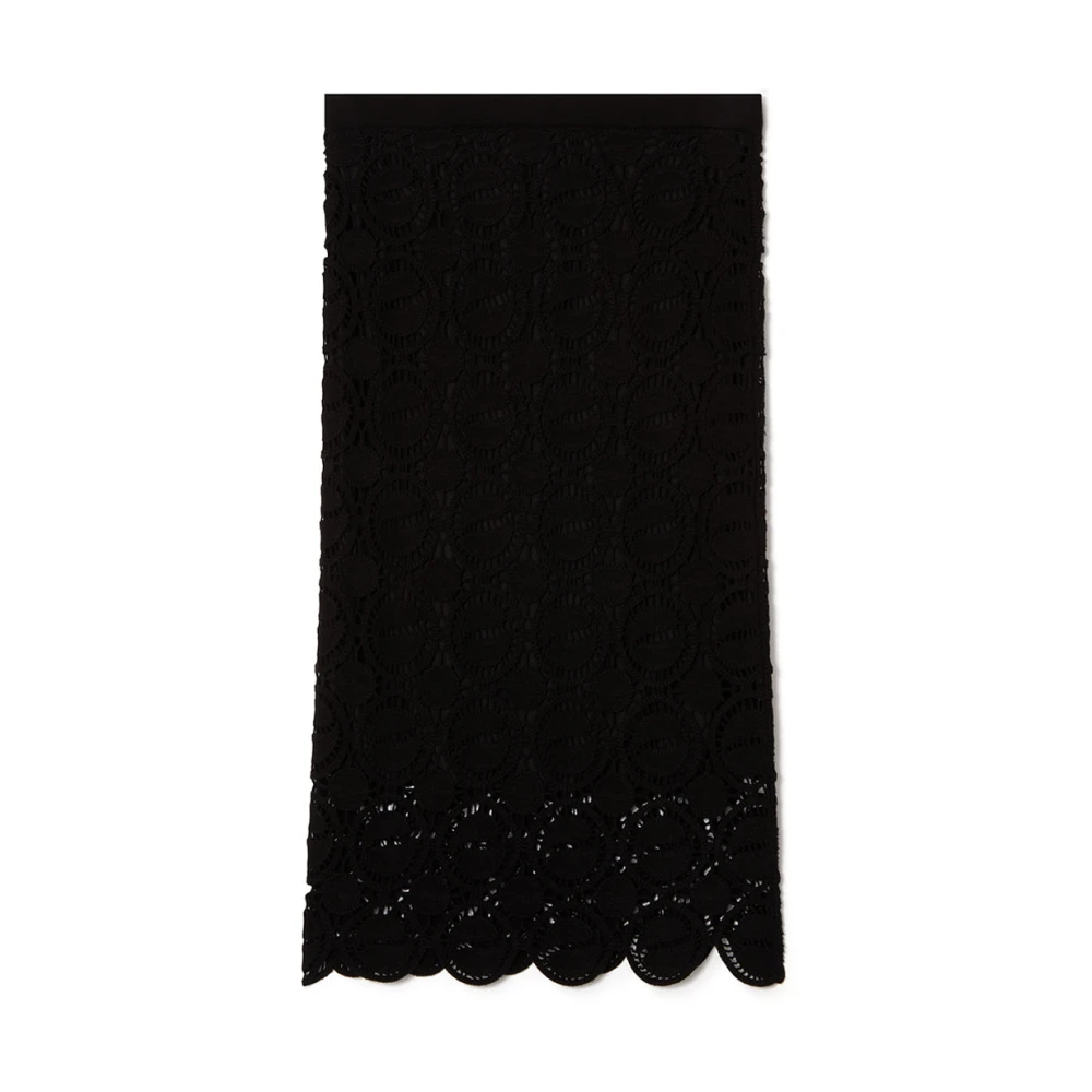Busnel Zwarte Pencil Rok Black Dames