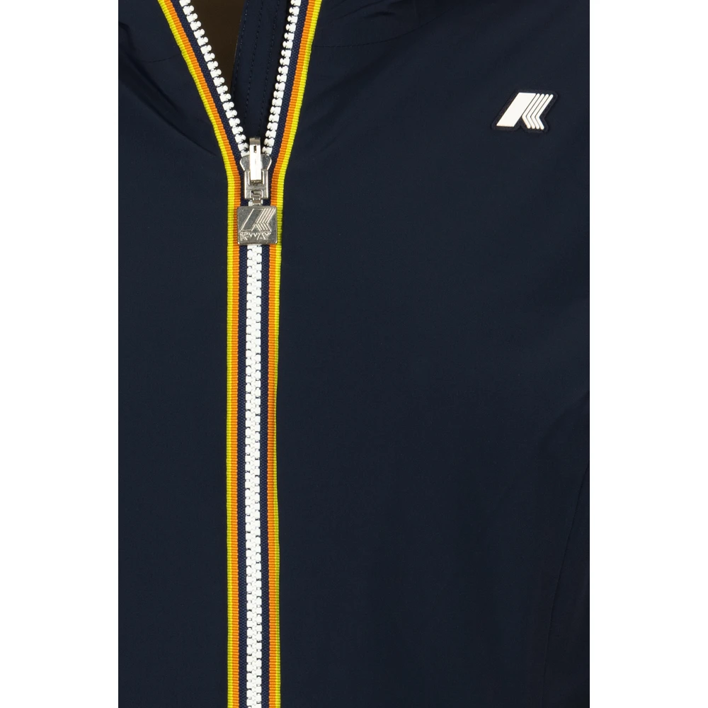 K-way Warm Dubbel Jassen Blue Dames