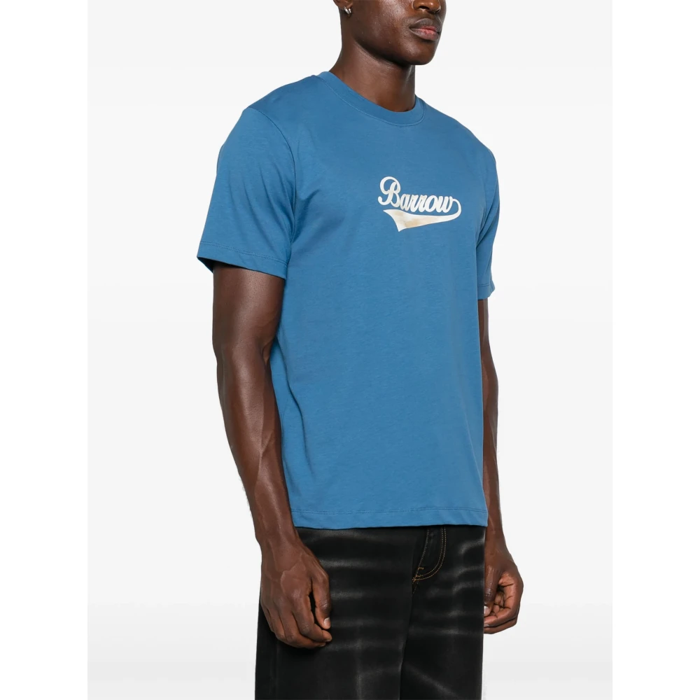 Barrow Deep Water Jersey T-Shirt Blue Heren