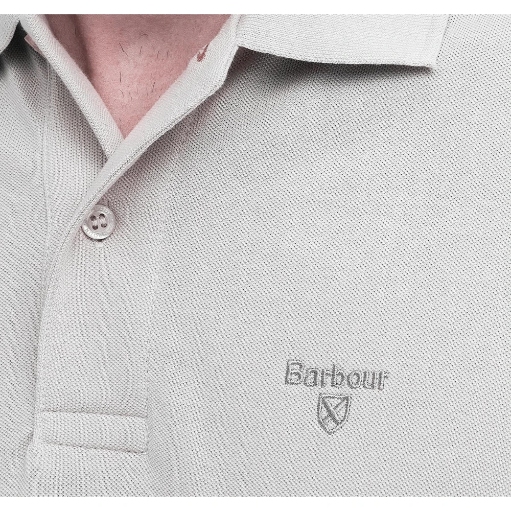 Barbour Lichtgewicht sportpoloshirt beige Heren