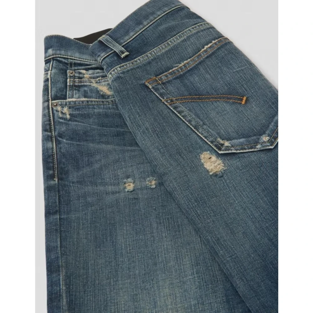Dondup Slim-Fit Stijlvolle Ritchie Jeans Upgrade Blue Heren