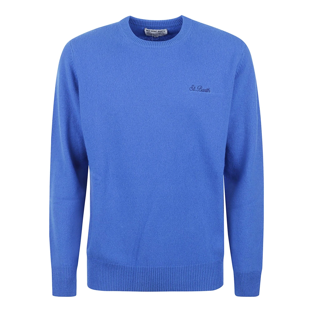 MC2 Saint Barth Heron Sweaters Blue Heren