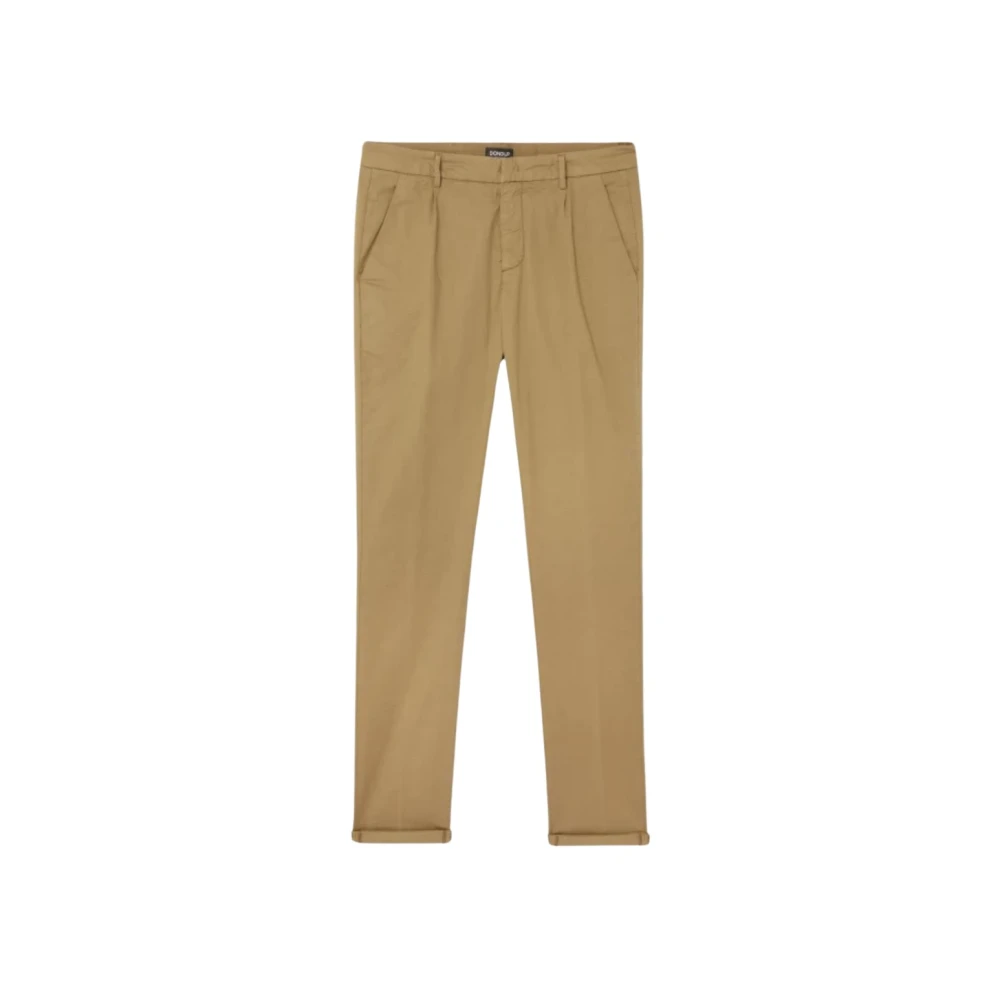 Dondup Gaubert Veckade Byxor Beige, Herr