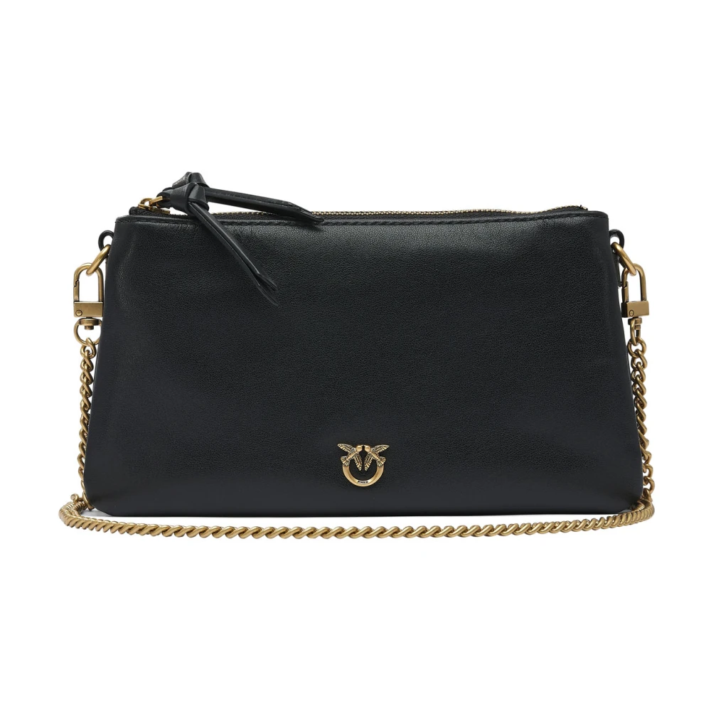 Pinko Donna Nero - Borsa A Tracolla Nera Elegante Versatile - Bags - One Size