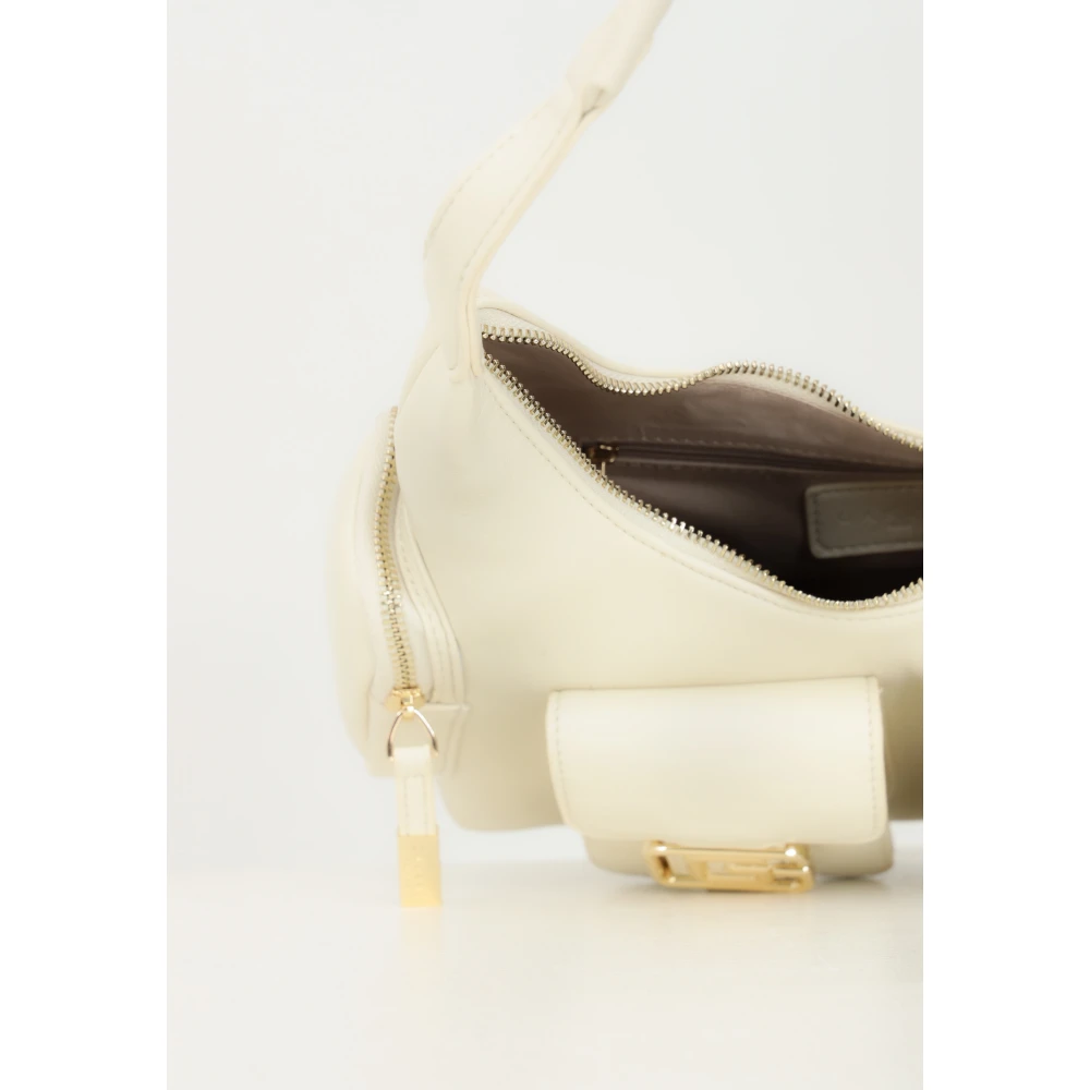 Gaëlle Paris Cargo Stijl Schoudertas Wit Beige Dames