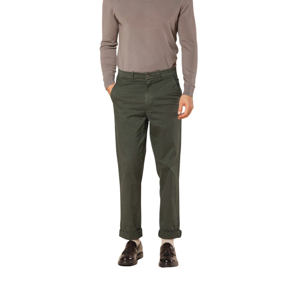 Mason's Groene Chinos 22 Relaxte Pasvorm Broek Green Heren