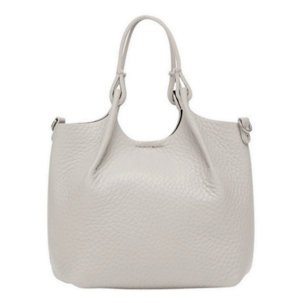 Gianni Chiarini Ivoren Leren Handtas Beige Dames