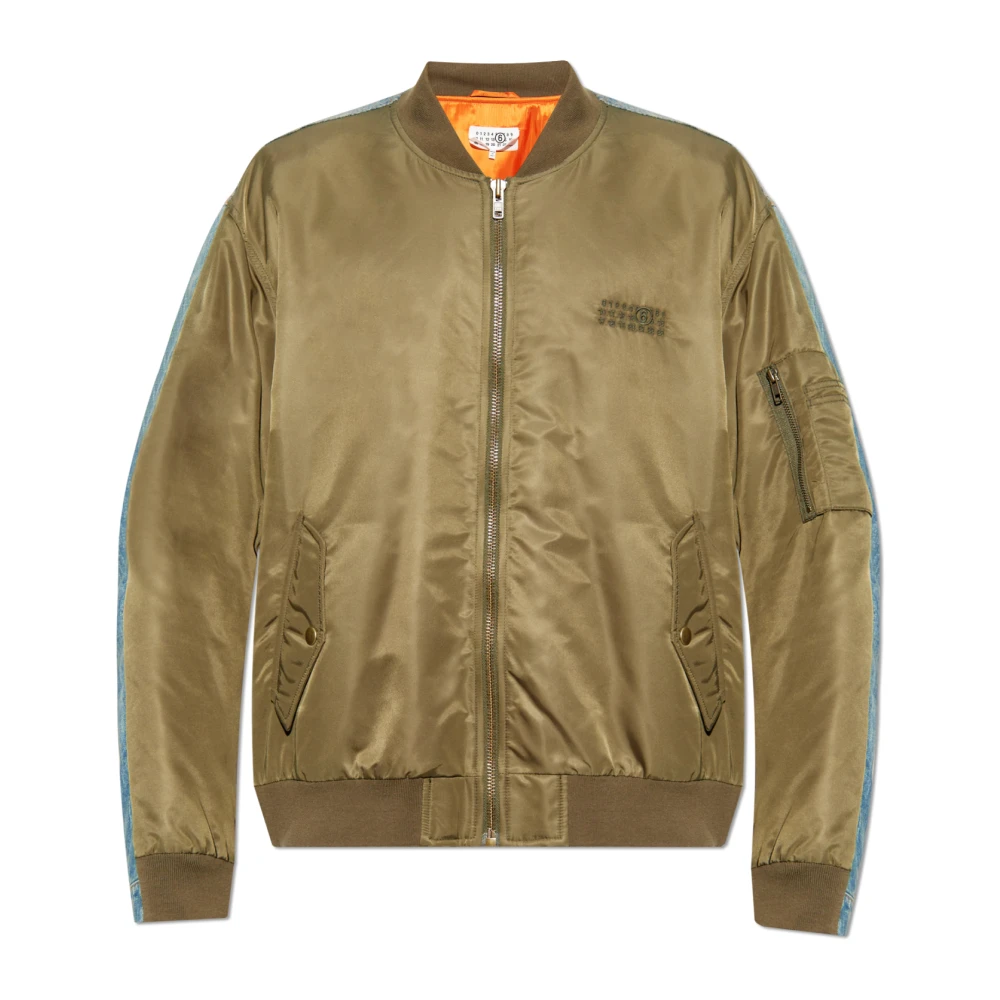 MM6 Maison Margiela Jas van Gemengde Materialen Green Heren
