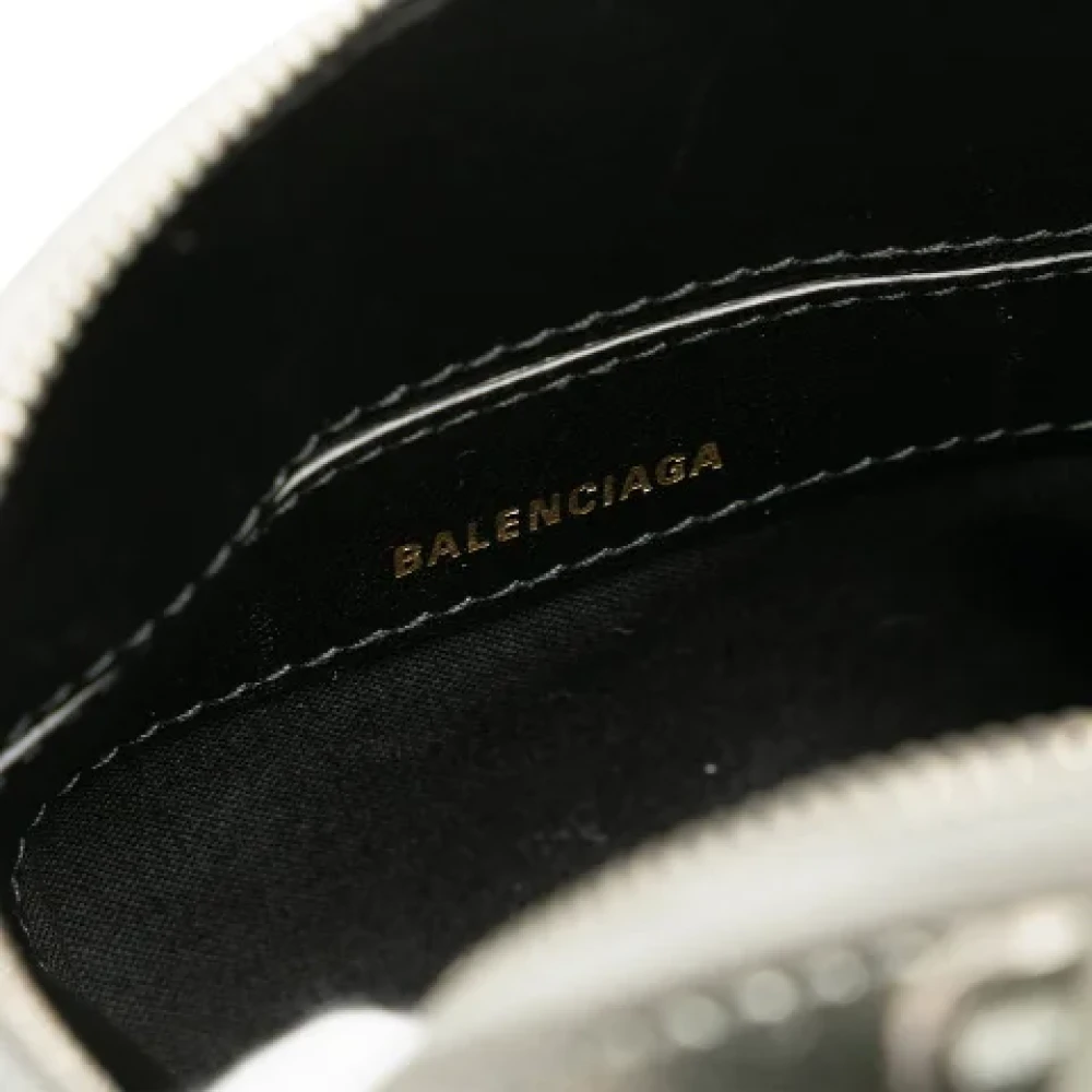 Balenciaga Vintage Pre-owned Leather handbags Gray Dames
