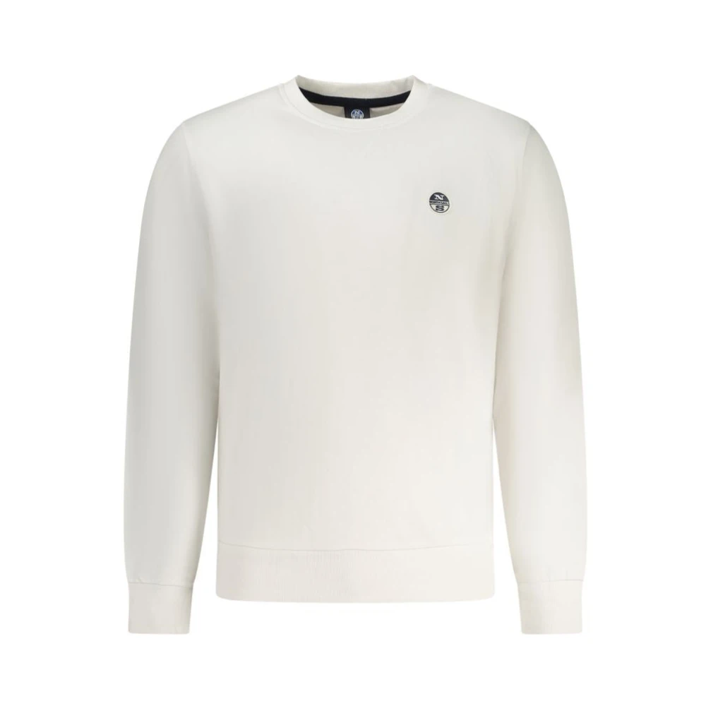 North Sails Men's White Long-Sleeved Sweatshirt - Sweatshirts - M- Sweatshirts & Hoodies