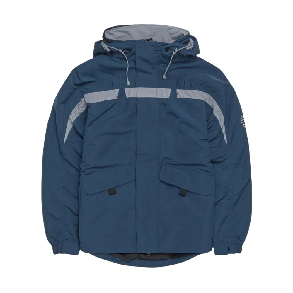 Nike Blå Logo Motif Hooded Zip-Up Sweatshirt