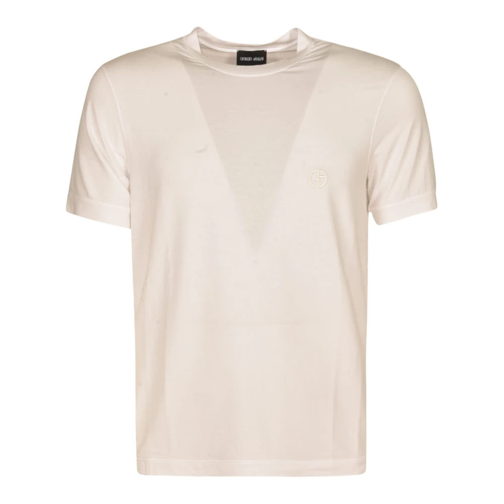 Giorgio Armani Stijlvolle T-shirts en Polos Beige Heren