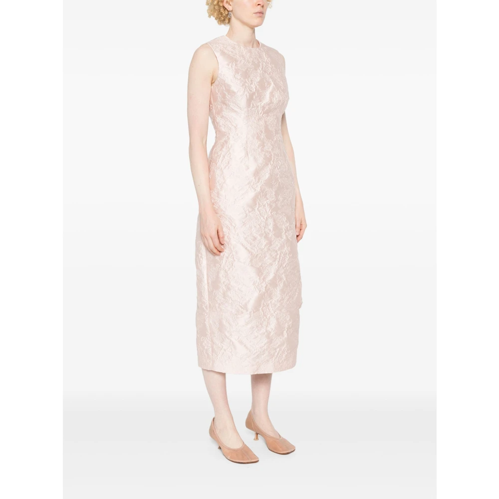 Simone Rocha Mouwloze Bloemenjurk Pink Dames
