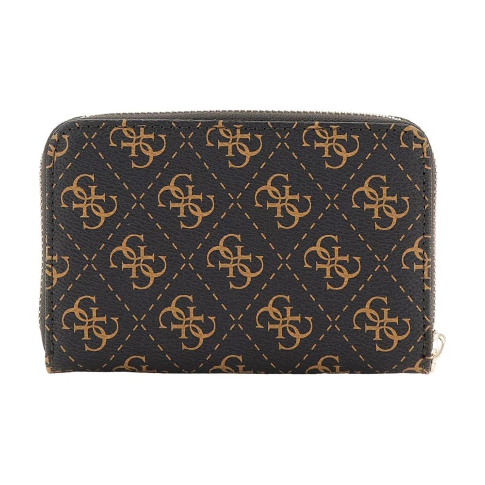 Guess Bruine Synthetische Damesportemonnee Brown Dames
