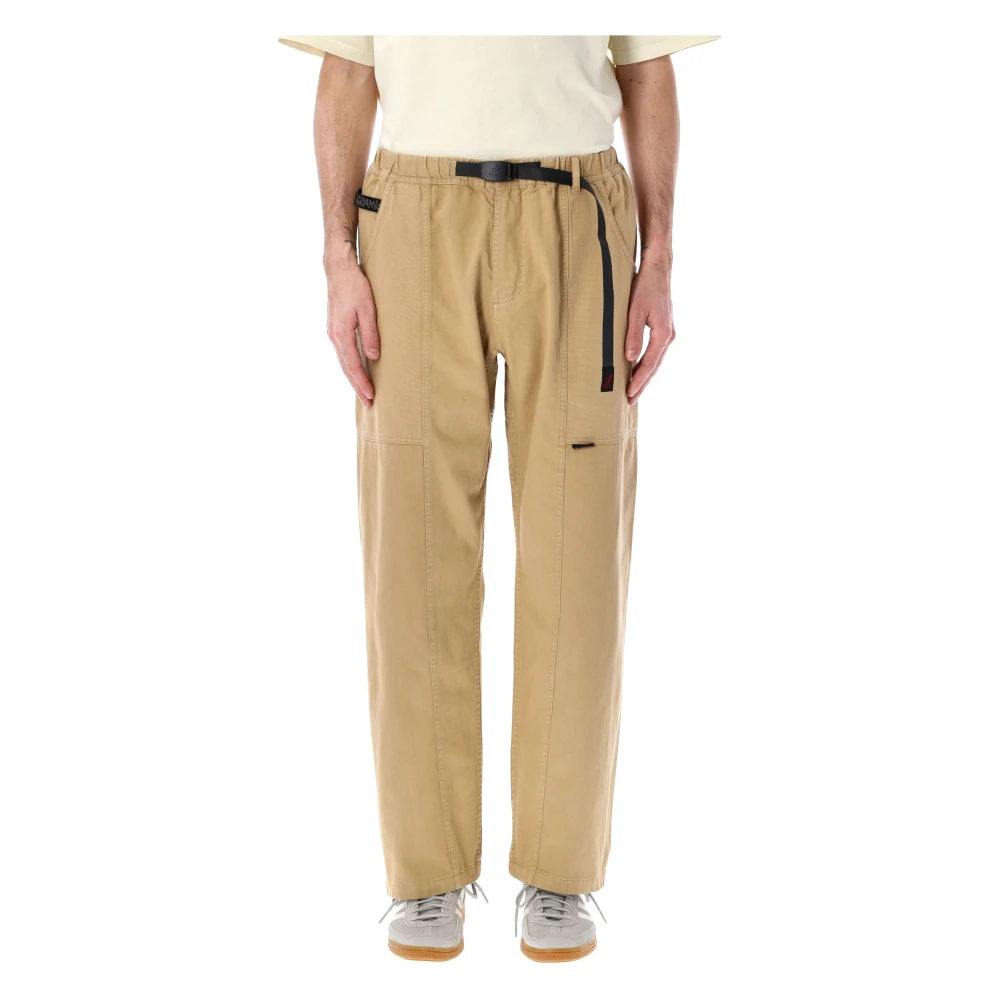 Gramicci Beige Straight Trousers, Male, Xs, Gadget Pant
