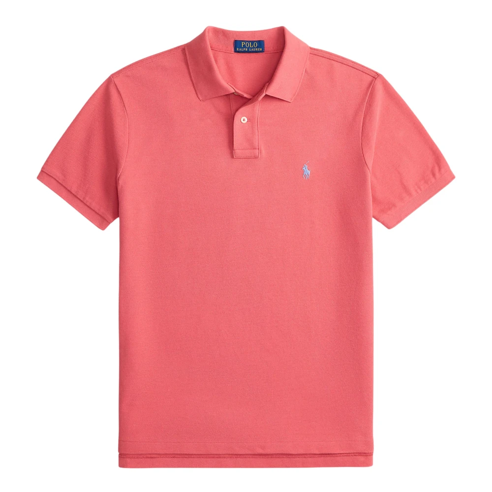 Ralph Lauren Men's Red Polo Shirts, M, The Iconic Mesh Polo