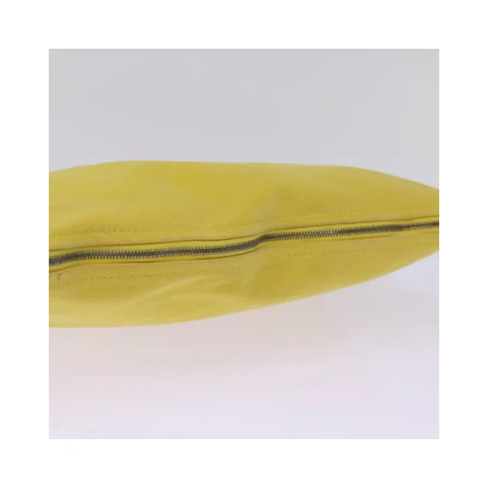 Hermès Vintage Pre-owned Canvas pouches Yellow Dames