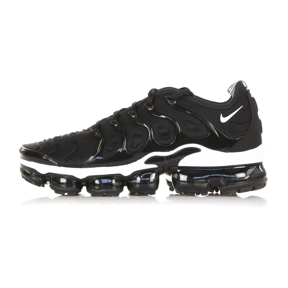 Nike Svart/Vit Låga Sneakers Air Vapormax Plus Black, Herr
