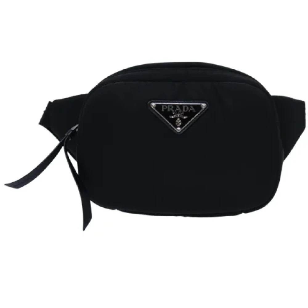 Prada Vintage Pre-owned Fabric prada-bags Black Dames