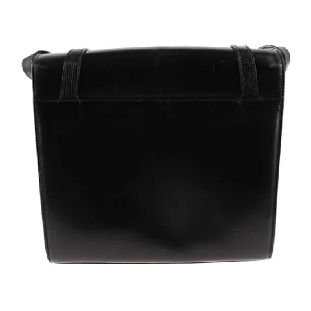 Salvatore Ferragamo Pre-owned Fabric shoulder-bags Black Dames