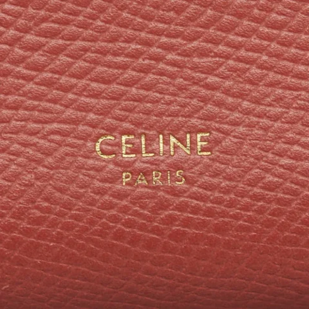 Celine Vintage Pre-owned Leather wallets Pink Dames