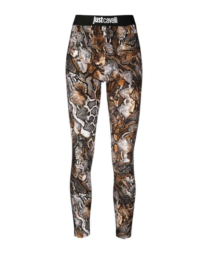 JUST CAVALLI, Beige Women's Leggings