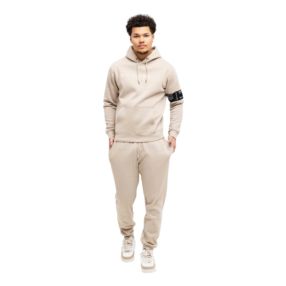 Quotrell Beige Heren Trainingspak Hoodie Winter Beige Heren
