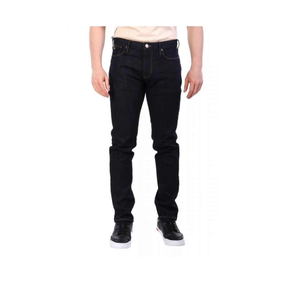 Emporio Armani Men's Blue J06 Slim-Fit Jeans - Slim Fit Jeans - W32 - Jeans
