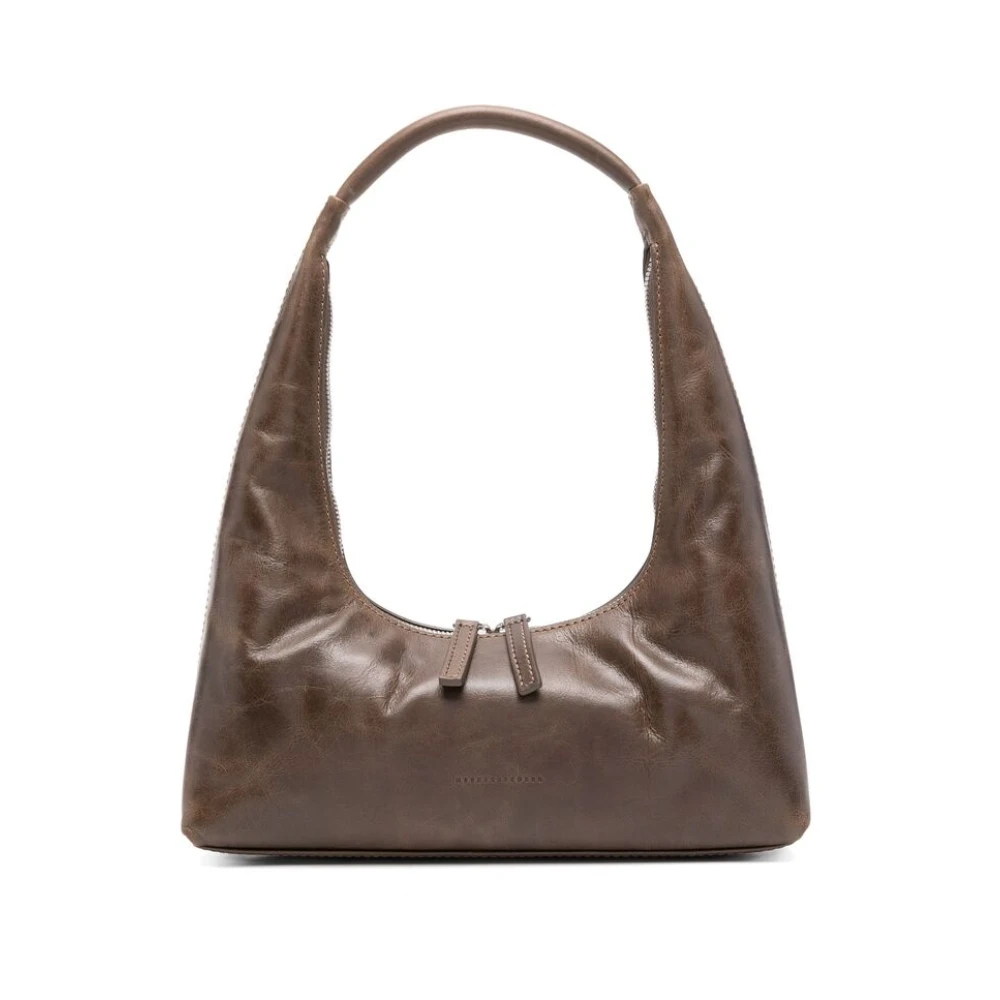 Marge Sherwood Cederbruine Schoudertas met Logo Brown Dames