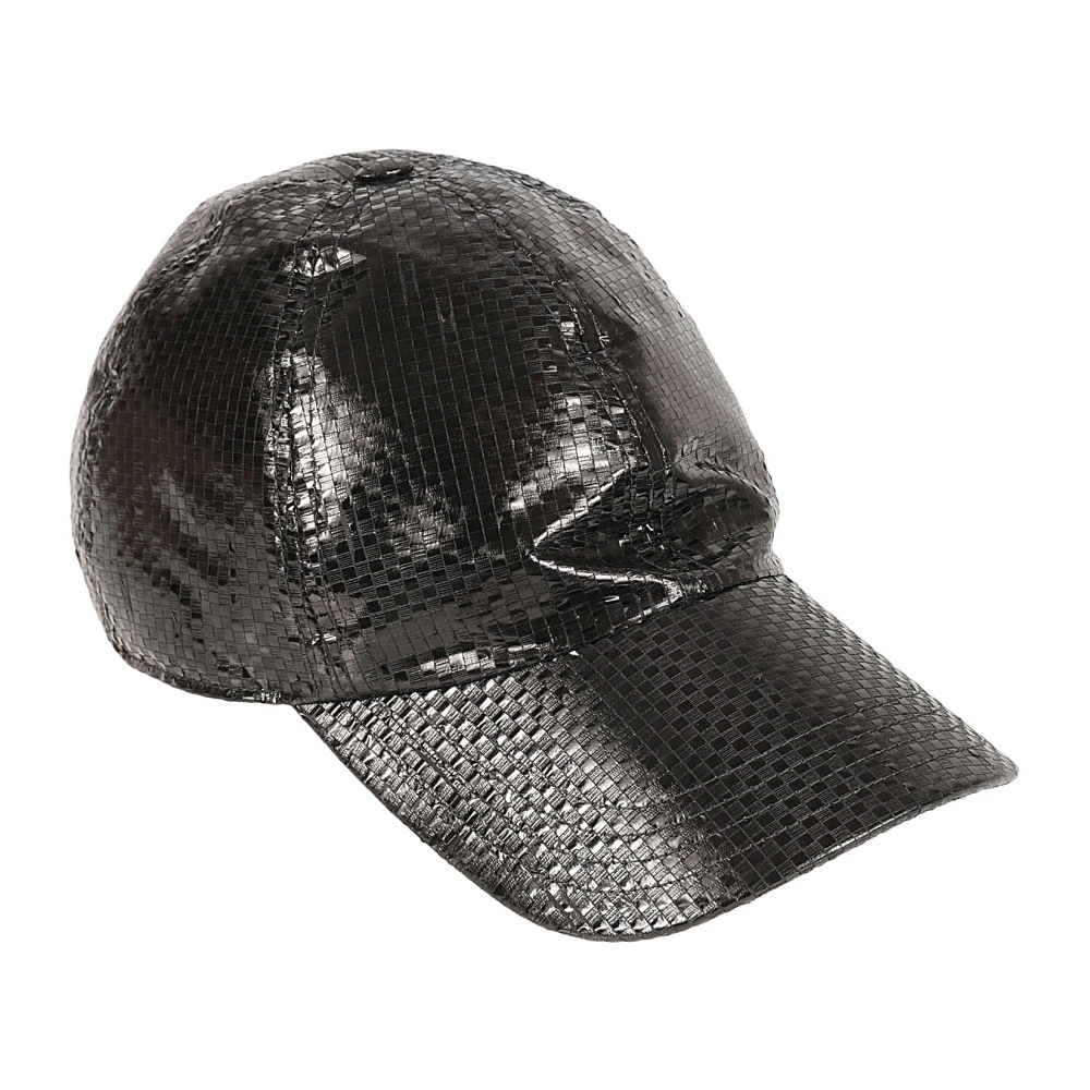 Alexander mcqueen Zwarte Tarpauline Cap Hoed Black Heren