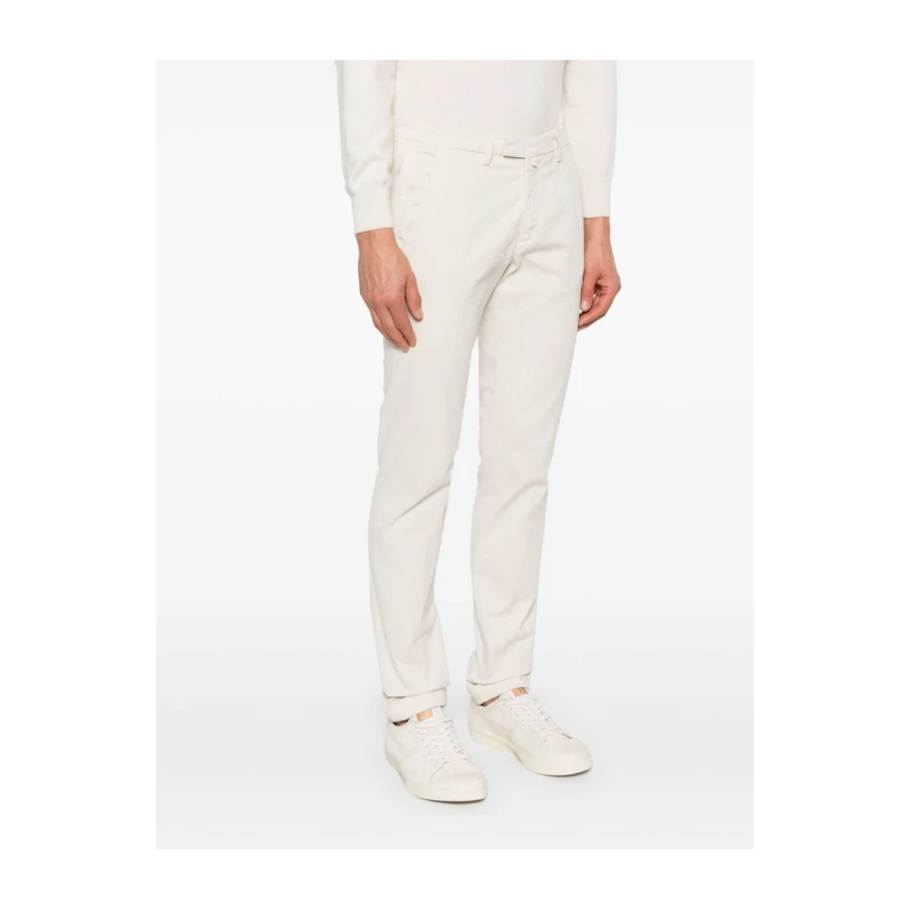 Briglia Moderne Slim-Fit Broek White Heren