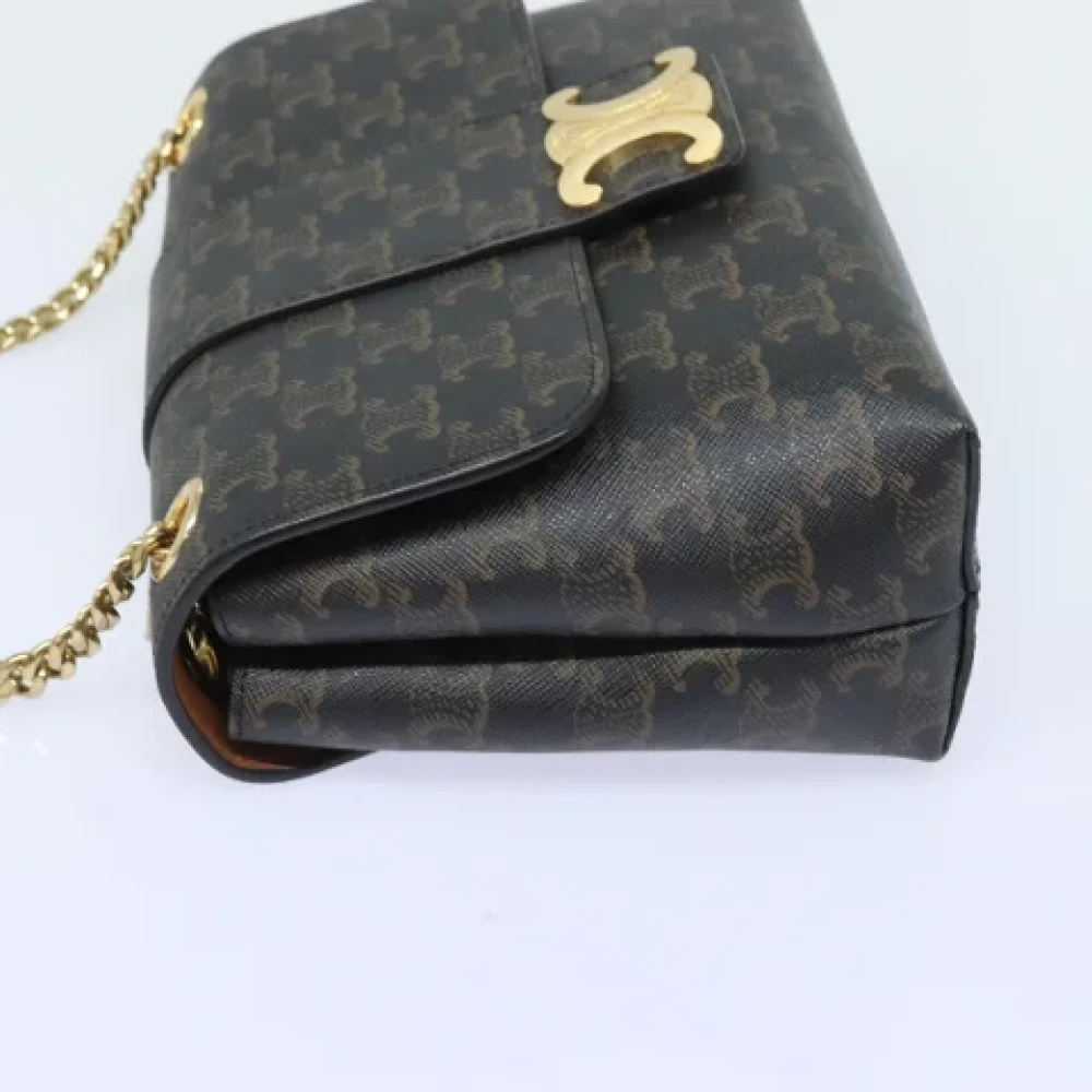 Celine Vintage Pre-owned Leather celine-bags Black Dames