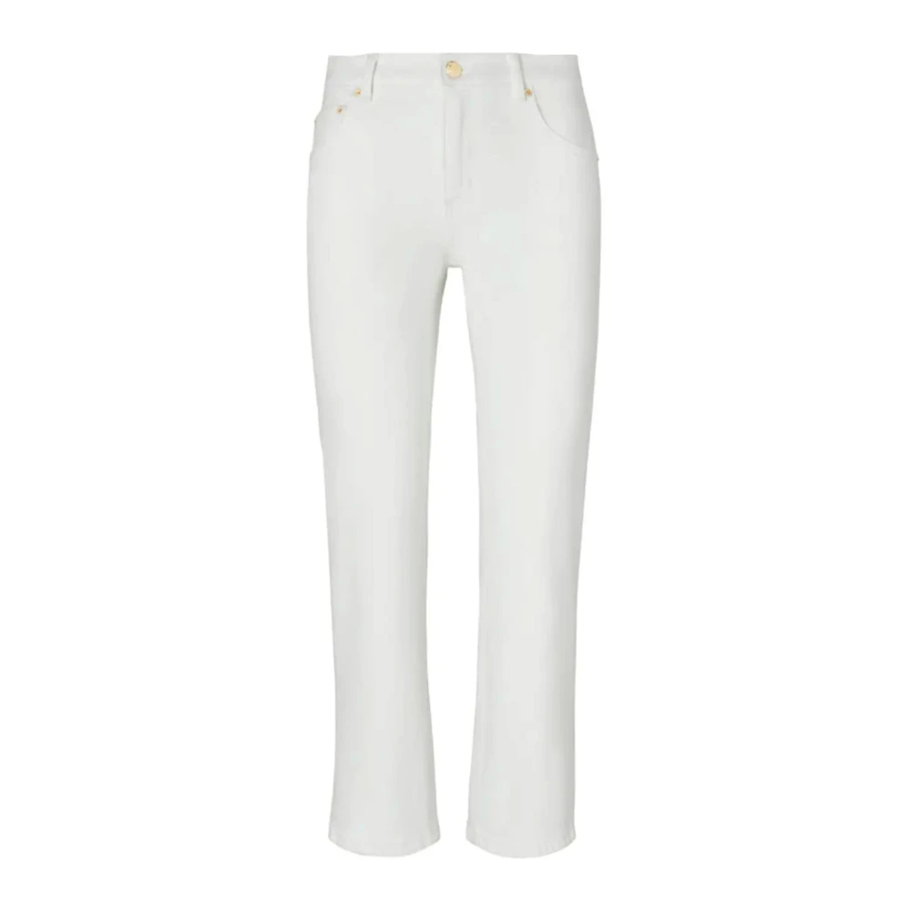 TORY BURCH Witte Flared Denim Jeans White Dames