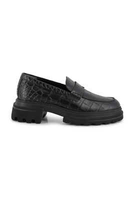 chunky-loafer-cuir-noir-imprime-croco