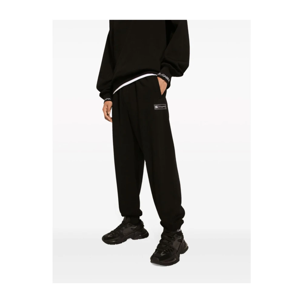 Dolce & Gabbana Zwarte Broek voor Heren Black Heren