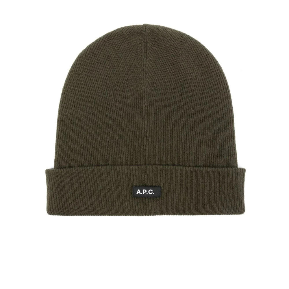 A.p.c. Herfst Bonnet Hoed Green Dames