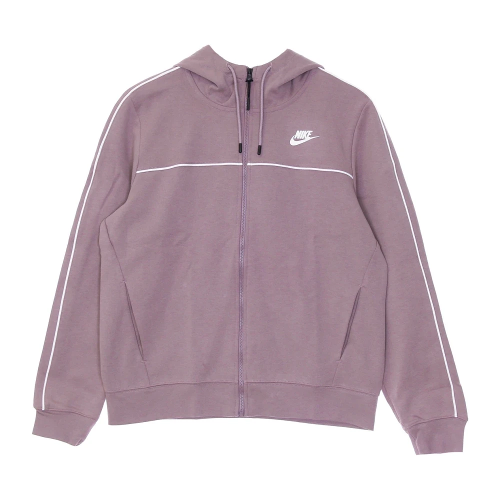 Nike Paarse Lichtgewicht Rits Hoodie Purple Dames