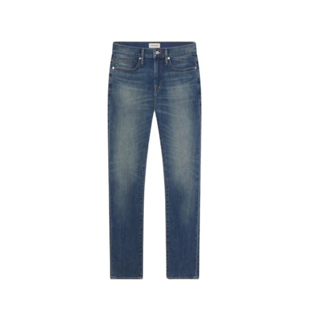 Frame Slim Straight Leg Jeans Blue Heren