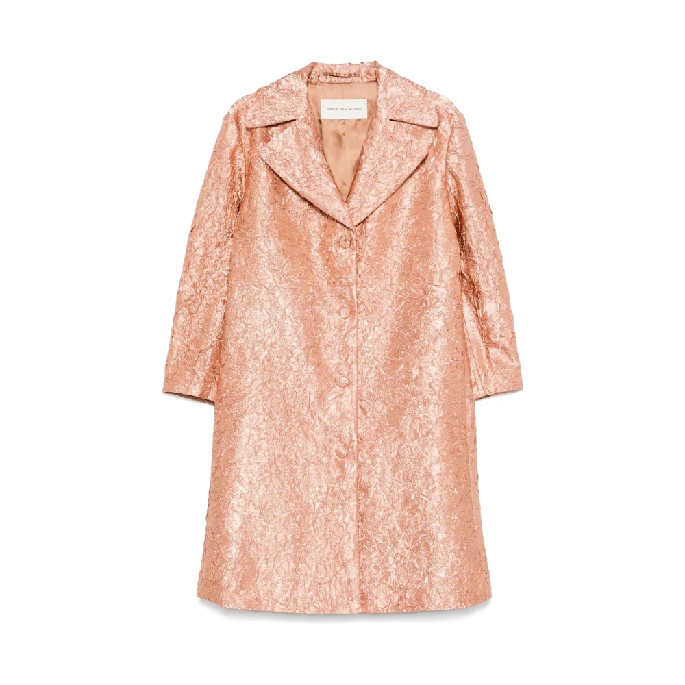 Coats > Single-Breasted Coats - - Dries Van Noten - Modalova