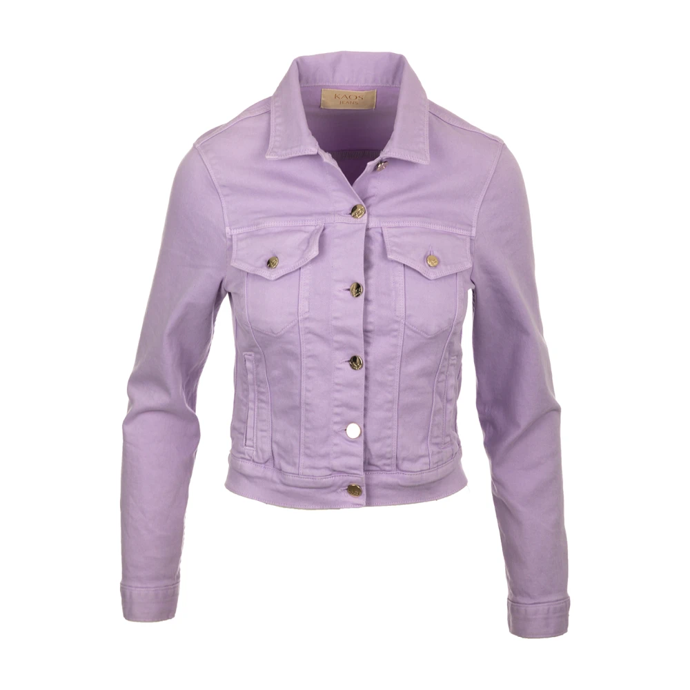 Kaos Lila Blazer Jas Purple Dames