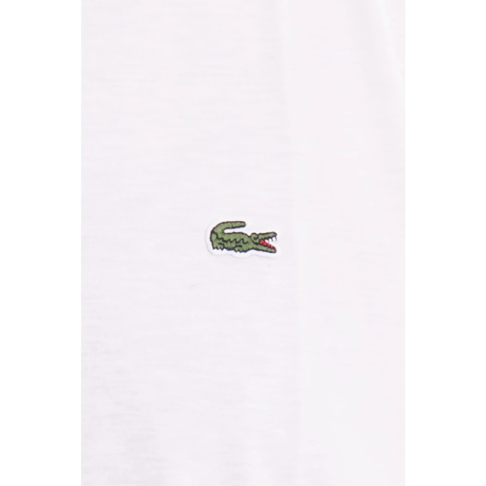 Lacoste Heren Crew Neck T-Shirt White Heren