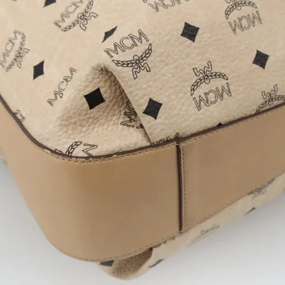 MCM Pre-owned Canvas handbags Beige Dames