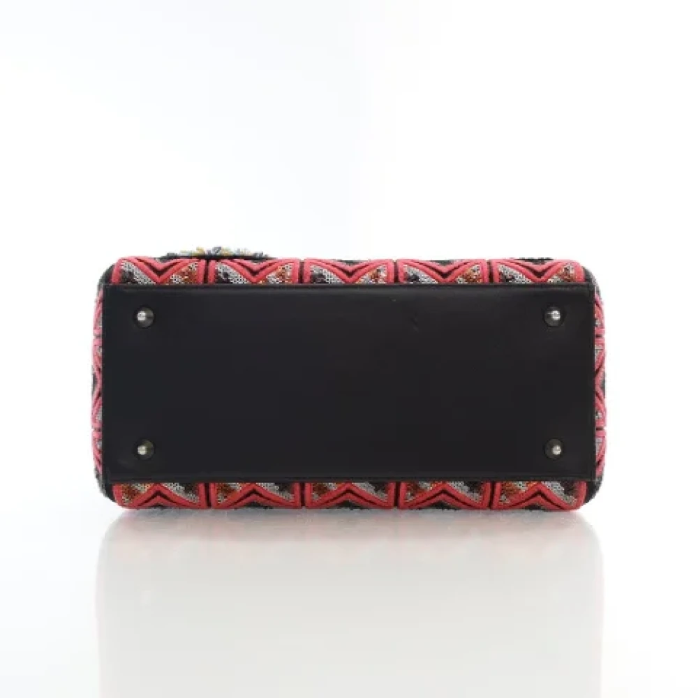 Dior Vintage Pre-owned Leather dior-bags Red Dames