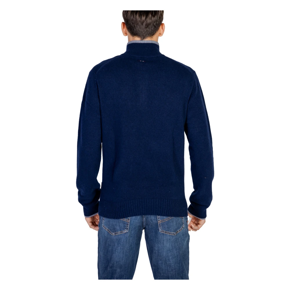 Napapijri Heren Gebreide Kleding Herfst Winter Collectie Blue Heren