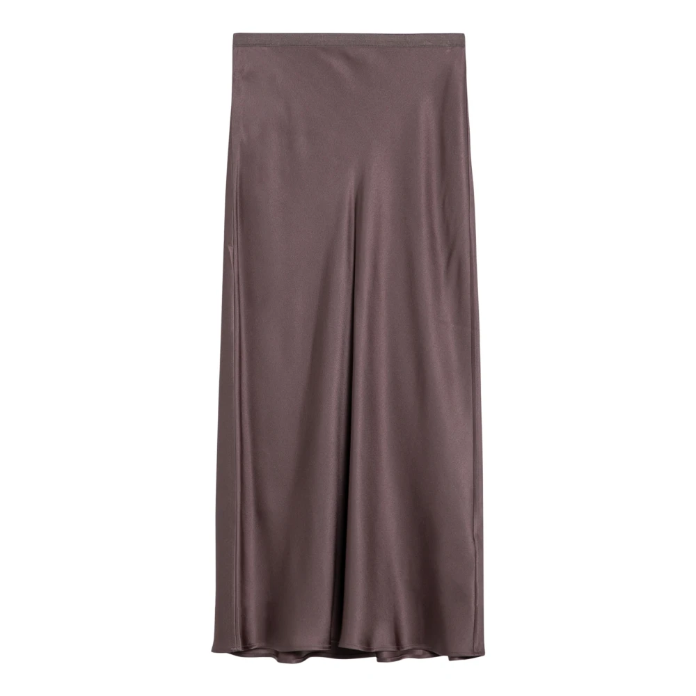 Anine Bing Chique Midi Rok voor Vrouwen Brown Dames