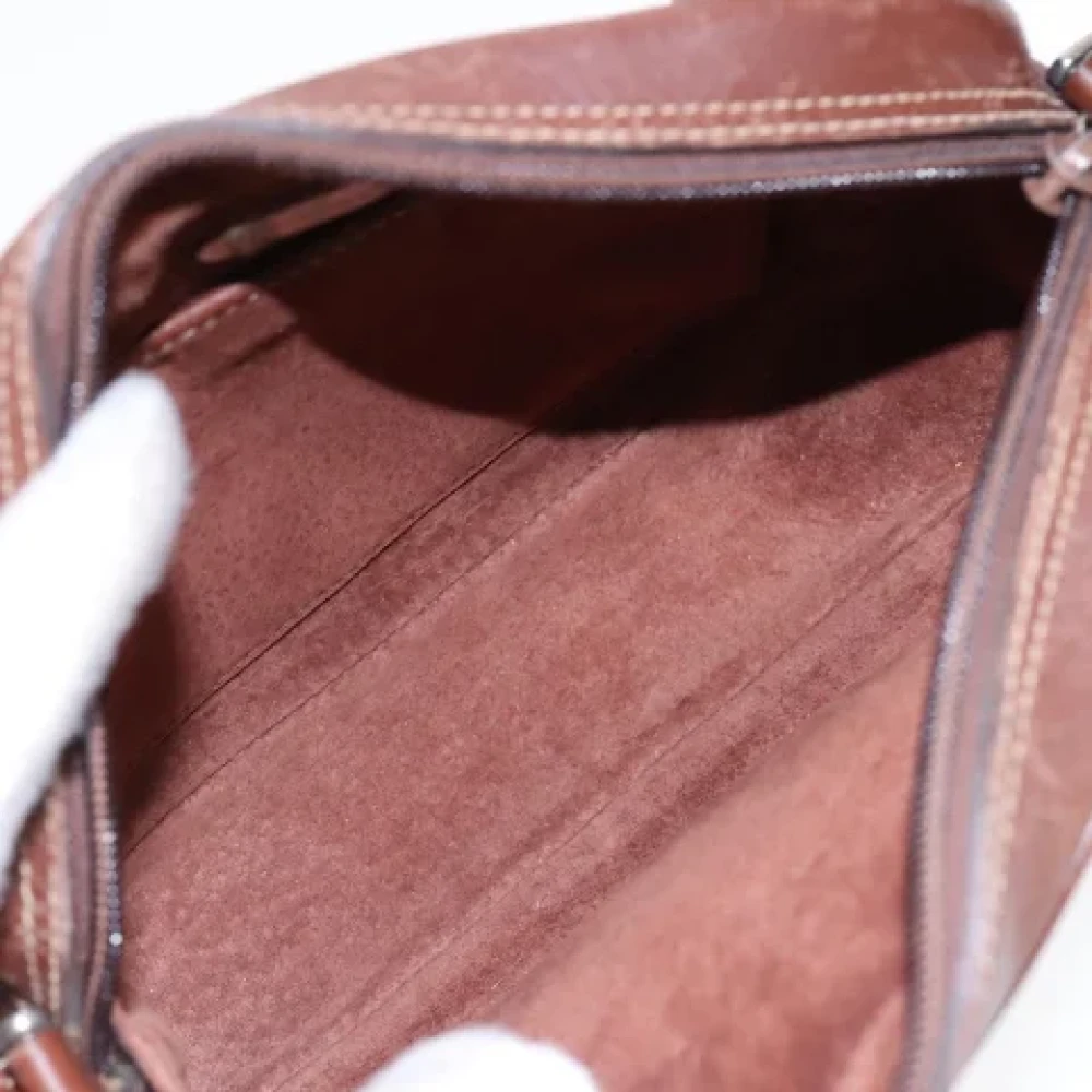 Gucci Vintage Pre-owned Leather gucci-bags Brown Dames