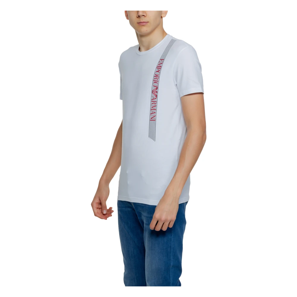 Emporio Armani Stijlvol T-shirt Lente Zomer Collectie White Heren