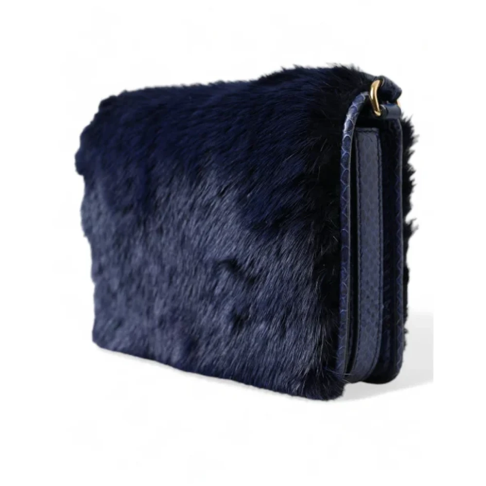 Dolce & Gabbana Pre-owned Leather shoulder-bags Blue Dames
